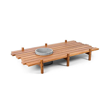 Mesa Centro Trapiche com Concreto