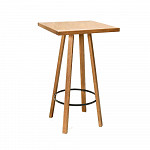 Mesa Bistrô Verona Tampo Liso 60 x 60 Polisten Jatobá