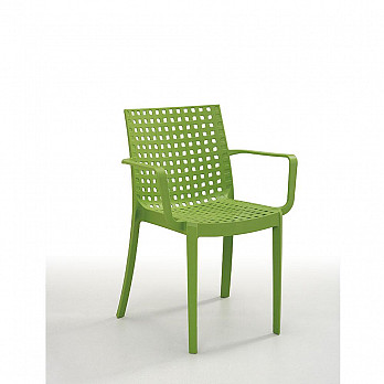 Cadeira Sophie com Braços -  Verde