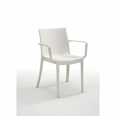 Cadeira Victoria com Braços - Branco