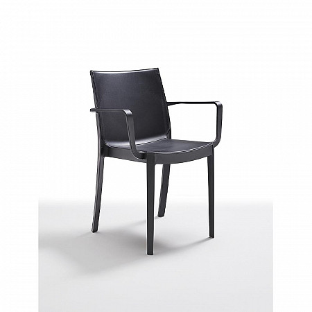 Cadeira Victoria com Braços - Preto